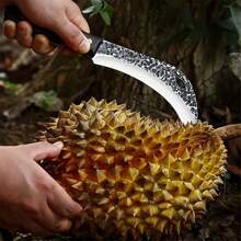 Cleaver, Forged Durian, Peeling Knife, Portable Hammer, Machete, Small Sickle, Personality, Outdoor Camping Knife, Sugarcane Knife - Multicolor - View 3