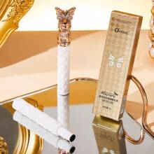 1 pieza Máscara de pestañas Sunflower - Maquillaje resistente al agua, a prueba de manchas, curvado y alargador, resistente al sudor para ojos - Negro - Ver 12