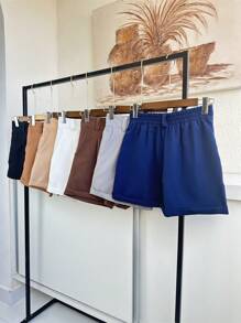 Women Shorts - Royal Blue - View 1