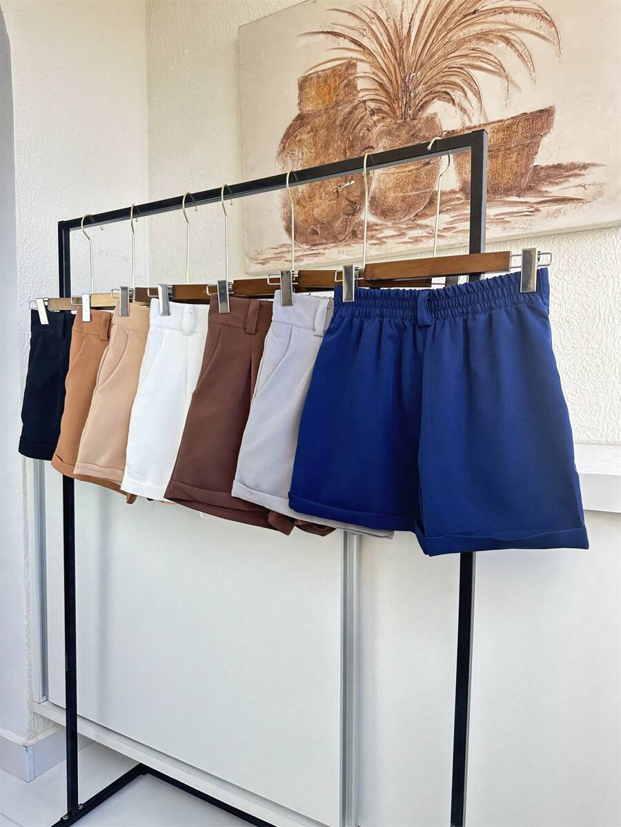 Women Shorts - Royal Blue - View 1