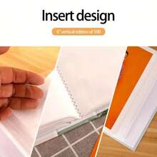 1入相片相簿插入式大6英寸2網格100張卡片大容量自拍明星卡片相片儲物書黑色粉紅色藍色7.08 * 5.51英寸(黑色) - 黑色燙金相冊 - 查看 4