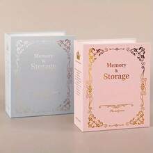 1入相片相簿插入式大6英寸2網格100張卡片大容量自拍明星卡片相片儲物書黑色粉紅色藍色7.08 * 5.51英寸(黑色) - 黑色燙金相冊 - 查看 8