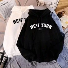 Women Sweatshirts - Đen và trắng - Xem 2