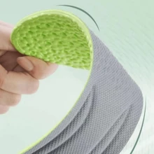 2 Paires De Semelles Respirantes, Confortables, Très Élastiques, Anti-odeurs, Absorbantes De La Transpiration, Absorption Des Chocs, Unisexes, Adaptées Pour Les Chaussures D'entraînement Et De Sport