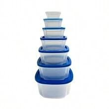Lexi Home Square 14-Piece Plastic Food Storage Container Set