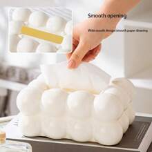 1pc Spring-Loaded Tissue Box, High-End And Luxurious, Suitable For Living Room, Tabletop, Tea Table Decoration & Storage, Creative Ornament For Home Kitchen Bedroom Living Room Dining Room, Home Decoration Accessories, Decorative Box,Women Wedding Gift,Summer Travel Holiday Festival Must-Have