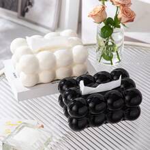 1pc Spring-Loaded Tissue Box, High-End And Luxurious, Suitable For Living Room, Tabletop, Tea Table Decoration & Storage, Creative Ornament For Home Kitchen Bedroom Living Room Dining Room, Home Decoration Accessories, Decorative Box,Women Wedding Gift,Summer Travel Holiday Festival Must-Have
