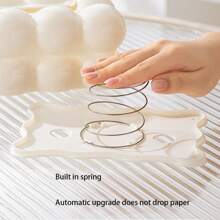 1pc Spring-Loaded Tissue Box, High-End And Luxurious, Suitable For Living Room, Tabletop, Tea Table Decoration & Storage, Creative Ornament For Home Kitchen Bedroom Living Room Dining Room, Home Decoration Accessories, Decorative Box,Women Wedding Gift,Summer Travel Holiday Festival Must-Have