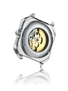 LBIAOH Multifunctional Full Automatic Men's Mechanical Watch, Water-Resistant & Night Luminous Features - Burgundy - View 4