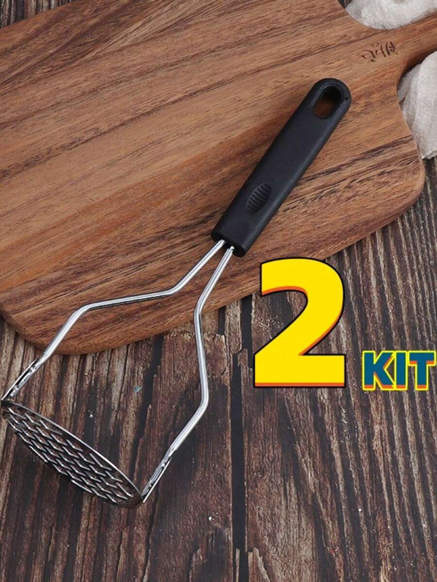 Potato Masher & Potato Ricer - Plateado - Ver 1