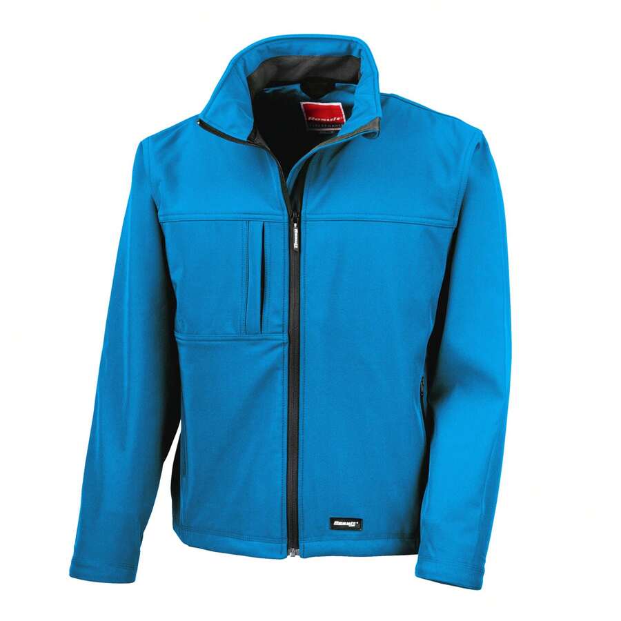 Result Mens Softshell Premium 3 Layer Performance Jacket (Waterproof, Windproof & Breathable) (N/A) - Aquarius Blue - View 1