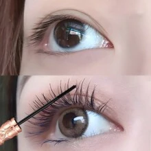 1 pieza Máscara de pestañas Sunflower - Maquillaje resistente al agua, a prueba de manchas, curvado y alargador, resistente al sudor para ojos - Negro - Ver 3