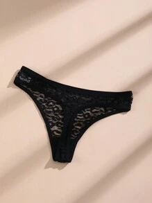 3pcs Women's Low-Rise Lace Thong, Comfortable And Breathable, Multi-Color Set, Sexy Lingerie