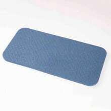 1pc Yoga Mat Rectangle Shape Pad For Elbow Support, Portable TPE Sport Mat With Knee Pad, 34*17*0.6cm - Blue - View 6