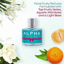Alpha Blue For Women By Secret Plus- 3.4 Fl Oz/100ml Oz Eau De Parfum Spray - Long Lasting Fruity & Floral Fragrance Smell Fresh & Feminine All Day Gift For Women For All Occasions - 水果&柑橘香調 - 查看 3