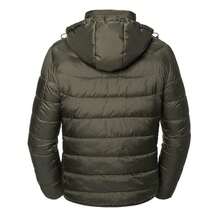 Russell Mens Nano Hooded Padded Jacket (N/A) - Olive Green - View 2