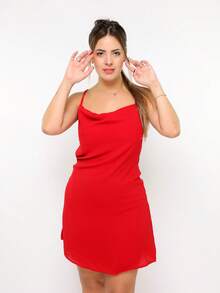 Women Short Dresses - Đỏ - Xem 3