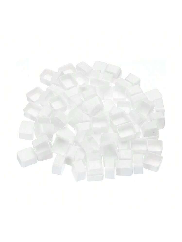 2ml 白 水彩 ハーフパン 50個 空の1/2パン入りプラスチック製