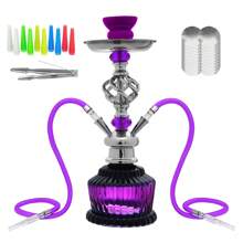 Bộ Hookah Với Mọi Thứ 2 Ống Shisha Hookah Cao Cấp 16" - Một cỡ - Xem 2