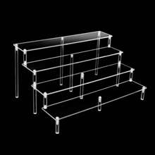 40 厘米/15.7 英寸亚克力展示架，楼梯形展示架，适用于婚礼和派对甜点、蛋糕和糖果、厨房、圣诞礼物 - 無色 - 查看 2