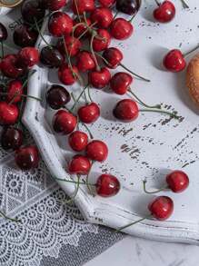 20pcs Artificial Cherry Fruit Model, Photo Props Decor Gifts Birthday Graduation - Multicolor - View 4