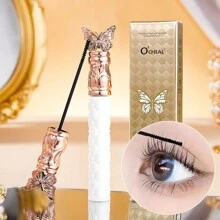 1 pieza Máscara de pestañas Sunflower - Maquillaje resistente al agua, a prueba de manchas, curvado y alargador, resistente al sudor para ojos - Negro - Ver 6