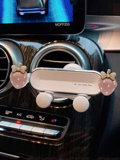 Suporte de telefone para carro com saída de ar, 1 peça, para navegação, compatível com iPhone, Android, presente de aniversário, família, amigos, para o verão, suporte de telefone para saída de ar, acessórios para carro