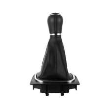 For  Golf 6 MK6 2010-2014 For  Golf 5 Jetta MK5 2005-2010 Leather Wrapped 5/6-Speed Integrated Gear Shift Head Dust Cover