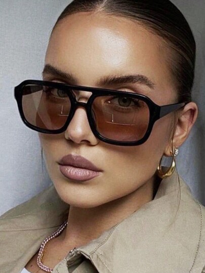 Geometric Frame Fashion Glasses Casual Sunglasses Beach Sun Glasses Beach Accessories For Women Sun Glasses Sunglasses Shades Basics And Suit For Sweater Jeans Sweatpants Hoodie Jackets Dress And Long Sleeve Shirt Fashionable Shade Elegant Outfit Family Outings Travel Vacation Holiday For Summer Beach Vacation,Outdoor,Travel