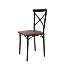 7 Pieces Dining Set 7-Piece Kitchen Table Set Perfect For Kitchen, Breakfast Nook, Living Room Occasions - 棕色 - 查看 7