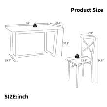 7 Pieces Dining Set 7-Piece Kitchen Table Set Perfect For Kitchen, Breakfast Nook, Living Room Occasions - 棕色 - 查看 2