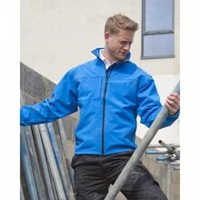 Result Mens Softshell Premium 3 Layer Performance Jacket (Waterproof, Windproof & Breathable) (N/A) - Aquarius Blue - View 4