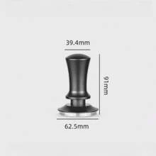 Coffee Tamper With Scale Adjustable And Press Style Tamping Force Espresso Tamper, Balanced Coffee Press Tamper/Heavy Duty 304 Stainless Steel Tamper, 51/53/58mm Coffee Tamping Tool, 3-Leaf Pattern Coffee Distributor School Supplies Back To School