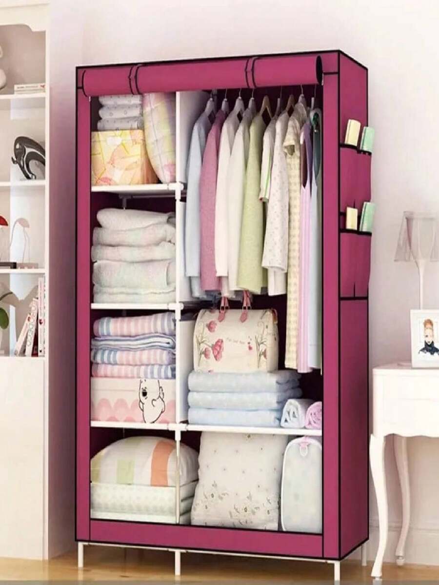Armario ropero de Tela CLOSET PEGABLE R07, R87 Armario plegable de tela no tejida Simple