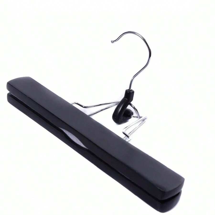 1 Máy Tính Nối Tóc Tàu Sân Bay Bảo Quản Bằng Gỗ Móc Treo Cho Tóc Trinh Nữ Wefts Và Tóc Kẹp-Đen - màu đen - Xem 1