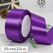 1 Rollo de elegante cinta de satén, cinta de seda de colores para manualidades DIY, hacer lazos, decoración de boda, envolver regalos y decoración de fiestas - Disponible en múltiples colores, 25 yardas / 100 yardas