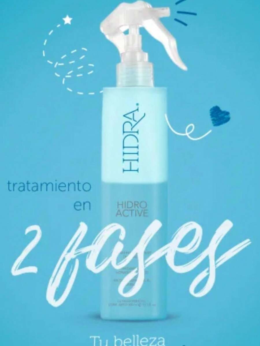 Tratamiento Hidratante En 2 Fases Hidro Active Hidra 300ml - Azul Cadete - Ver 1
