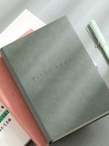 دفتر يوميات A5 سميك صلب 760 صفحة بأغلفة جلدية ناعمة، مناسب للرسم والكتابة، دفتر حسابات يدوي بسيط، كتاب صور