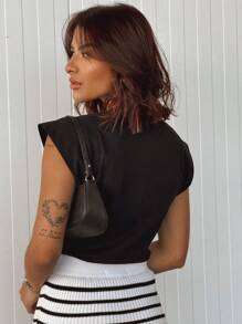 Women T-Shirts - Black - View 3