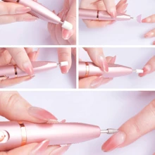 可攜式指甲磨光機，指甲修形磨光機，可充電式，適用於指甲磨光與去角質 - 彩色 - 查看 2