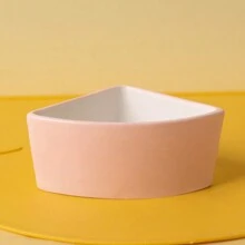 陶瓷倉鼠食用碗，鸚鵡甜甜圈糖果色餵食盤 - 彩色 - 查看 20