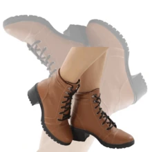 Women Pant Boots - 鏽棕色 - 查看 4