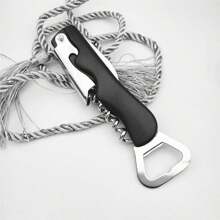 1 pezzo Apribottiglie multifunzione a forma di bambino grasso, colore casuale, utensile da cucina, divertente e pratico, per uso all'aperto, campeggio, idea regalo per il padre