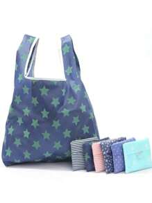 3 件装-1 件装购物，便携式牛津布手提包，超大防水可重复使用，颜色随机，适合旅行、化妆、化妆品、度假收纳盒，大容量化妆品收纳盒化妆盒，适用于口红、刷子、护肤品、手机、硬币、小物品，适用于家庭、礼物、度假和节日万圣节圣诞节多功能用途 - 彩色 - 查看 6