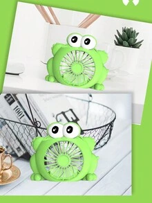 Màu sắc ngẫu nhiên Quạt ếch mini dễ thương 1 chiếc, Cổng USB có cáp dữ liệu, Công suất gió lớn, Nhẹ cho ngoài trời / trong nhà, Quà tặng hẹn hò, Quạt cầm tay mini, Quạt cá nhân di động, Thích hợp cho du lịch tại nhà, văn phòng, máy tính để bàn văn phòng, giữ mát mọi lúc và mọi nơi: Quạt USB cầm tay nhỏ - Lý tưởng cho sinh viên và bàn làm việc mang theo và sạc - Nhiều màu - Xem 10