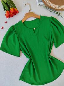 Women Tops - màu xanh lá - Xem 2