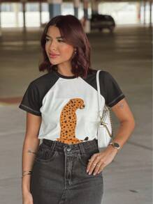 Women T-Shirts - màu đen - Xem 2