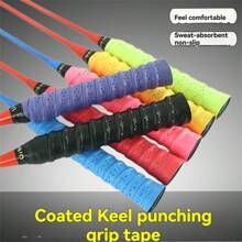 10pcs/5pcs/4pcs/3pcs/2pcs/1pc Racket Grip Tape, Badminton Racket Wrap, Racket Sweatband, Fishing Rod Wrap, Tennis Racket Overgrip, Badminton Racket Anti-Slip Grip Tape, Table Tennis Racket Grip, Slingshot Sweatband