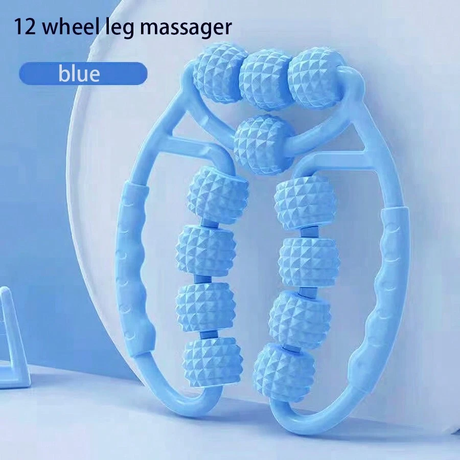 Upgraded 12Wheel Round Clip Leg Massager For Slimming Legs, Back