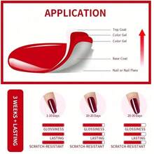 Camila ¿ 14毫升凝膠指甲油，全季節中立色調凝膠指甲油，浸泡式凝膠亮油指甲油，DIY沙龍家用0.5盎司 - 藍白色 - 查看 4